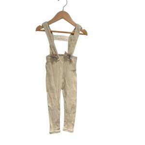 COTTOLI (Korean Brand) Kids Cream Overalls - fits approx size 2T